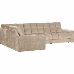 Second date hoekbank links vintage nougat - Loft24.nl
