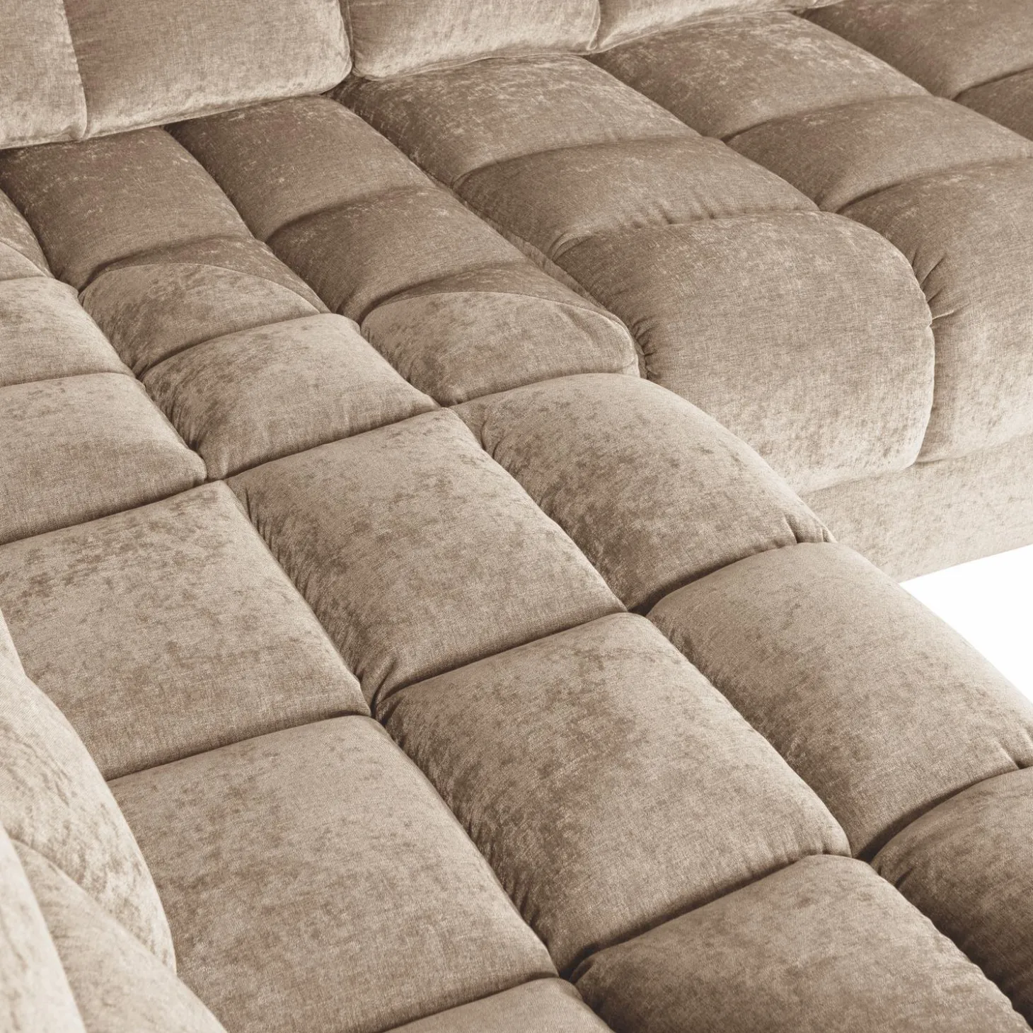 Second date hoekbank links vintage nougat - Loft24.nl