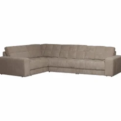 Second date hoekbank links grove ribstof mud - Loft24.nl