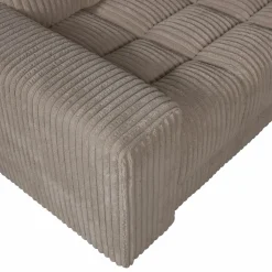 Second date hoekbank links grove ribstof mud - Loft24.nl