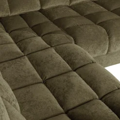 Second date hoekbank rechts vintage groen - Loft24.nl