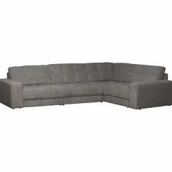 Second date hoekbank rechts grove ribstof terrazzo - Loft24.nl