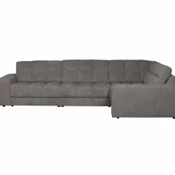 Second date hoekbank rechts grove ribstof terrazzo - Loft24.nl