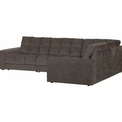 Second date hoekbank rechts vintage warm grijs - Loft24.nl