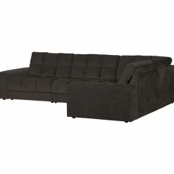 Second date hoekbank rechts vintage antraciet - Loft24.nl