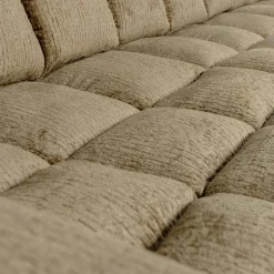 Second date Loungebank rechts structure velvet wheatfield - Loft24.nl