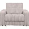 Second Date loveseat Grove ribstof 103 x 99 cm - Naturel - Loft24.nl