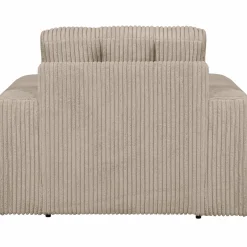 Second Date loveseat Grove ribstof 103 x 99 cm - Travertin - Loft24.nl