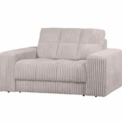 Second Date loveseat Grove ribstof 136 x 101 cm - Naturel - Loft24.nl