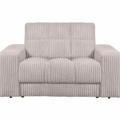 Second Date loveseat Grove ribstof 136 x 101 cm - Naturel - Loft24.nl
