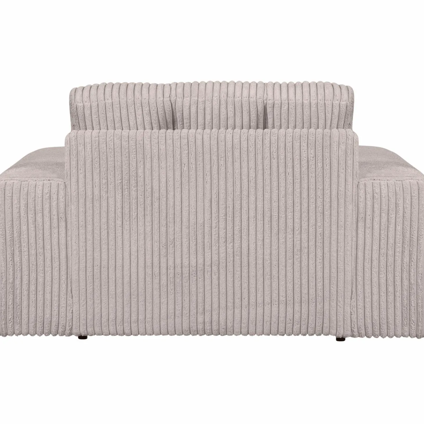 Second Date loveseat Grove ribstof 136 x 101 cm - Naturel - Loft24.nl