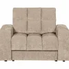 Second Date loveseat structure velvet 103 x 99 cm - Nougat - Loft24.nl