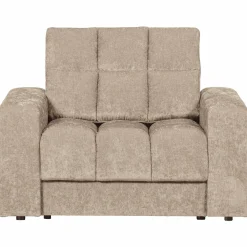 Second Date loveseat structure velvet 103 x 99 cm - Nougat - Loft24.nl