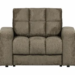 Second Date loveseat structure velvet 103 x 99 cm - Bonsai - Loft24.nl