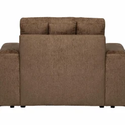 Second Date loveseat structure velvet 103 x 99 cm - Brass - Loft24.nl