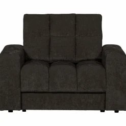 Second Date loveseat Vintage 103 x 99 cm - Antraciet - Loft24.nl