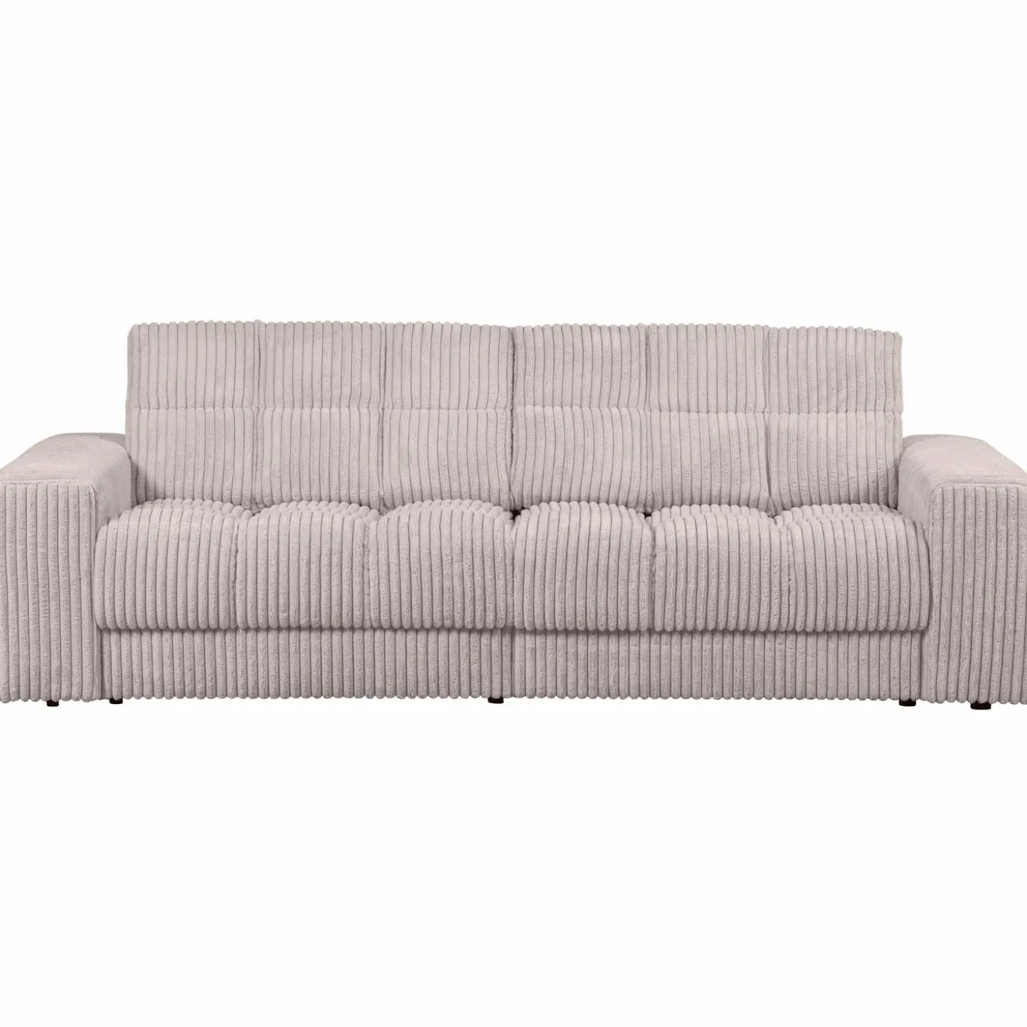 Second date 2-zits bank grove ribstof naturel - Loft24.nl