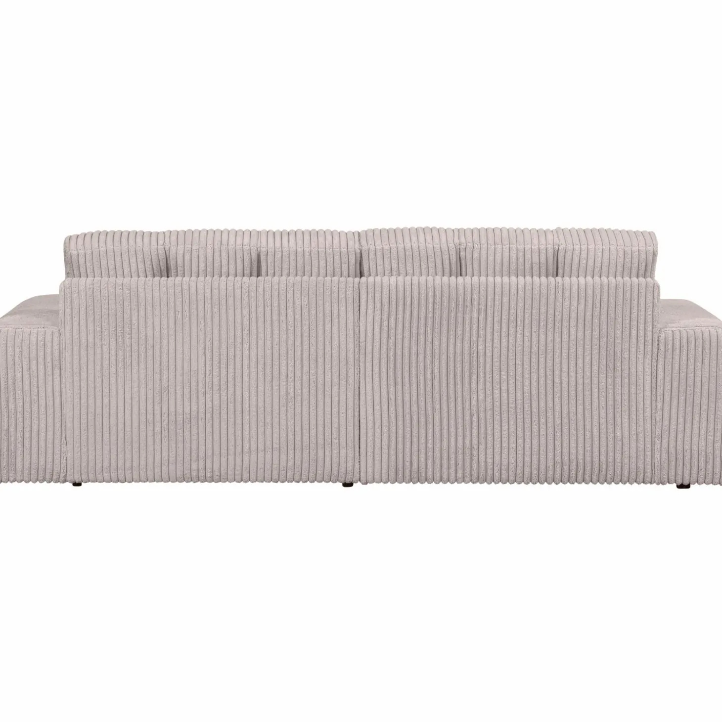 Second date 2-zits bank grove ribstof naturel - Loft24.nl