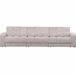 Second date 3-zits bank grove ribstof naturel - Loft24.nl