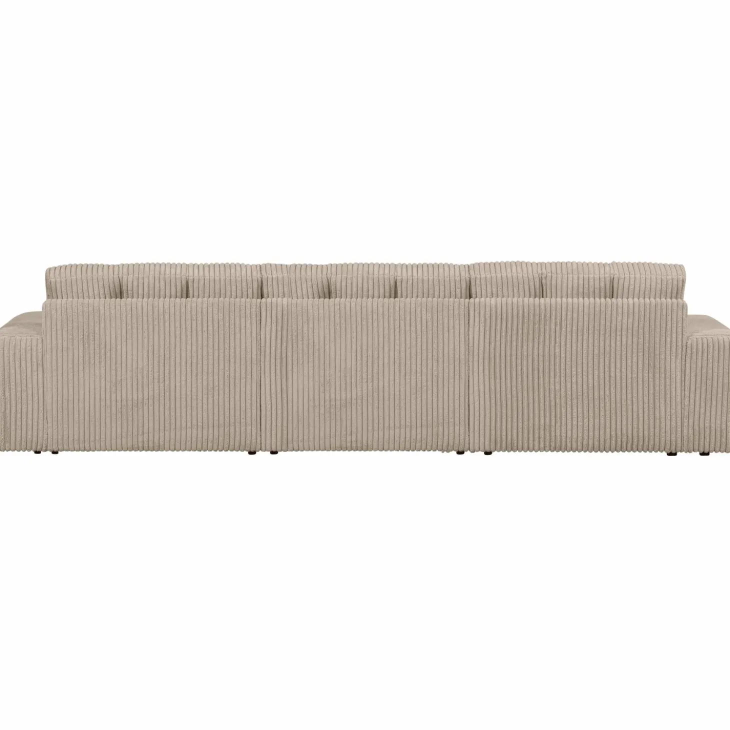 Second date 3-zits bank grove ribstof travertin - Loft24.nl