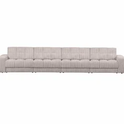 Second date 4-zits bank grove ribstof naturel - Loft24.nl