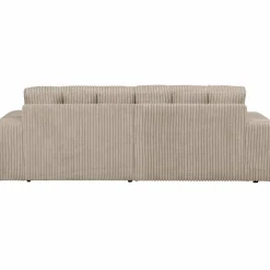 Second date 2-zits bank grove ribstof travertin - Loft24.nl