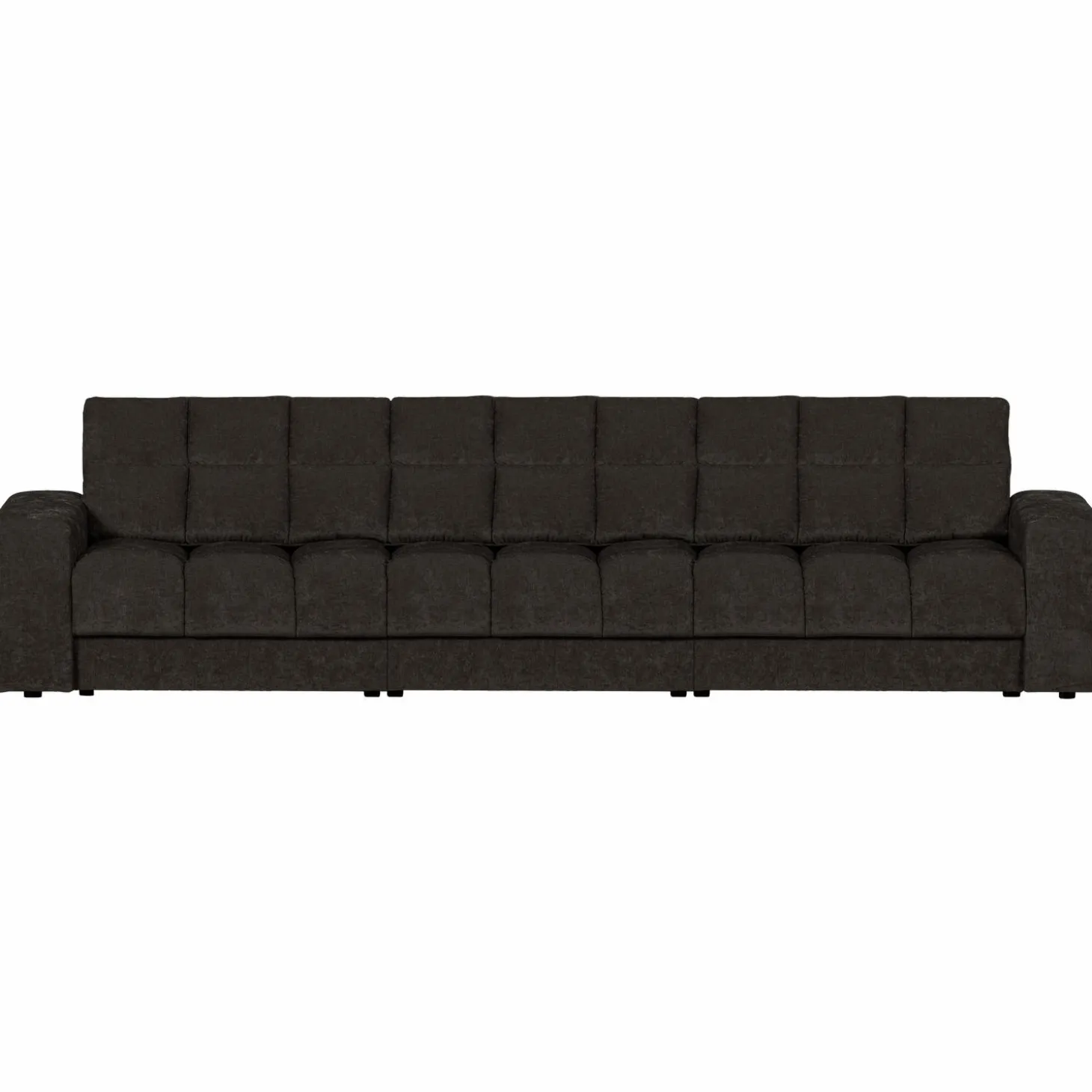 Second date 3-zits bank vintage antraciet - Loft24.nl