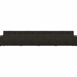 Second date 4-zits bank vintage antraciet - Loft24.nl