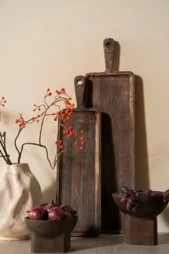 Serveerplank Plancha Mangohout 60 cm - Bruin - Loft24.nl