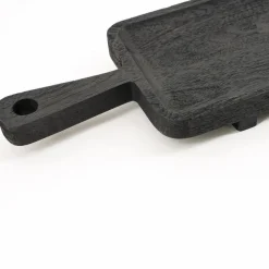 Serveerplank Plancha Mangohout 74 cm - Zwart - Loft24.nl