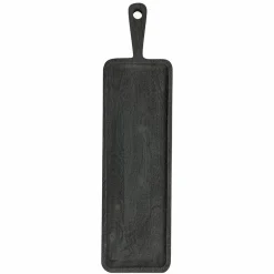 Serveerplank Plancha Mangohout 74 cm - Zwart - Loft24.nl