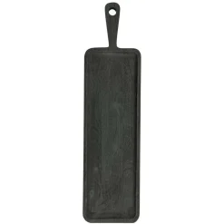 Serveerplank Plancha Mangohout 74 cm - Zwart - Loft24.nl