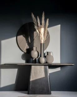 Sidetable Aron Mangohout - Zwart 180 cm - Loft24.nl