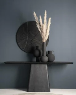 Sidetable Aron Mangohout - Zwart 180 cm - Loft24.nl