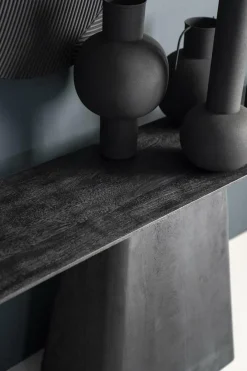 Sidetable Aron Mangohout - Zwart 180 cm - Loft24.nl