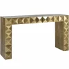 Sidetable Collada 137.5 x 36 cm - Brushed Gold - Loft24.nl