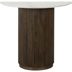 Sidetable Mayfield Marmer en Mangohout - 90 cm - Loft24.nl