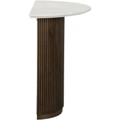 Sidetable Mayfield Marmer en Mangohout - 90 cm - Loft24.nl