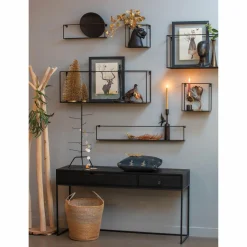 Sidetable Silas 140cm Zwart - Loft24.nl