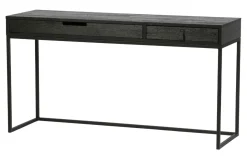 Sidetable Silas Grenen, 140cm, kleur Zwart - Loft24.nl