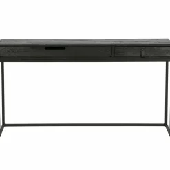 Sidetable Silas Grenen, 140cm, kleur Zwart - Loft24.nl