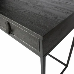 Sidetable Silas Grenen, 140cm, kleur Zwart - Loft24.nl