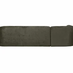 Sloping hoekbank links structure velvet frost - Loft24.nl