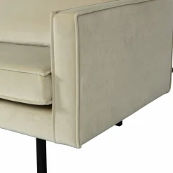 Sloping hoekbank links velvet pistache - Loft24.nl