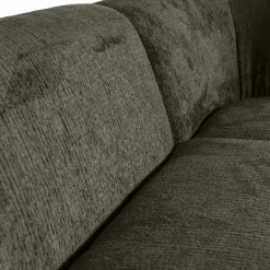 Sloping hoekbank rechts structure velvet frost - Loft24.nl