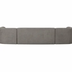 Sloping u-vorm bank grijs melange - Loft24.nl