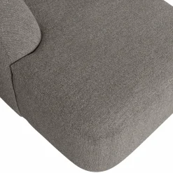 Sloping u-vorm bank grijs melange - Loft24.nl