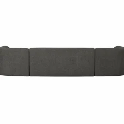 Sloping u-vorm bank grijs/zwart melange - Loft24.nl