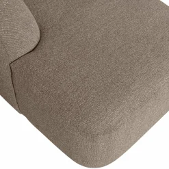 Sloping u-vorm bank lichtbruin melange - Loft24.nl