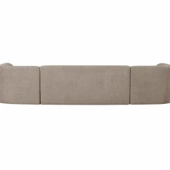 Sloping u-vorm bank naturel melange - Loft24.nl